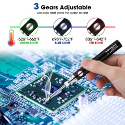Cordless Soldering Iron Kit, Rechargeable Portable Electric Soldering Gun Pen, 3 Temperature Adjustment Soldering Welding Tools
