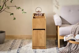SoBuy FBT158-N Narrow side table Space Saving bedside table Sofa Table side table Storage wardrobe wardrobe for office