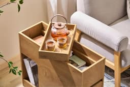 SoBuy FBT158-N Narrow side table Space Saving bedside table Sofa Table side table Storage wardrobe wardrobe for office