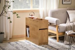 SoBuy FBT158-N Narrow side table Space Saving bedside table Sofa Table side table Storage wardrobe wardrobe for office
