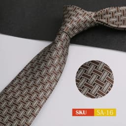 Luxury 8CM Mens Ties Necktie Solid Twill Stripes Plaids Ties For Man Groom Neck Tie For Business Party