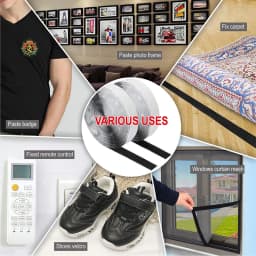 1-10M Velcros Self-Adhesive Hook And Loop Tape Fastener House Diy Magic Tap Auto Adhesive Strong Glue Stickers Sticker Strap