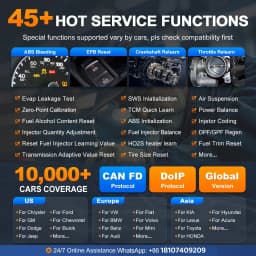 2026 XTOOL D9S BT Automotive Scanner Key Programmer ECU Coding OBD2 Diagnostic Topology Map with 45+ Resets FCA SGW DOIP CANFD