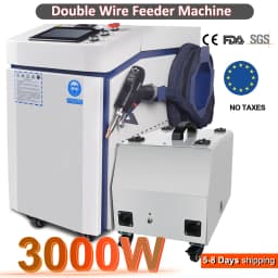 KPL 3000W 4 IN 1 Laser Welding Cutting Cleaning Soldering Machine Double Wire Feeder for Metal 2000W Handheld Fiber Laser Welder