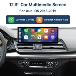 12.3 Inch Multimedia Display Touch Screen For Audi Q5 MIB 2018-2019 Airplay Miracast Function Wireless Carplay Android Auto
