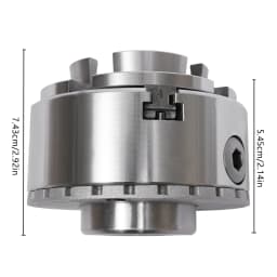 4-Jaw Self-Centering Chuck 3000rpm M33 Metal Processing Equipment and Accessories Quenching and Tempering Process
