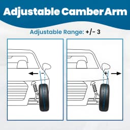 Suspension Adjustable Rear Upper Camber Control Arm Kit For Honda Civic 2006-15