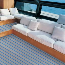 Eva Boat Flooring Foam Self-Adhesive Marine Non-Slip Mat Eva Foam Decking Sheet for Boat Decks, Yachts Flooring Stairs, 240*60cm