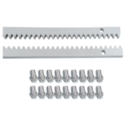 6Pcs Sliding Door Gear Rack 6*1m 0.47inch Thick Predrilled Sliding Gate Opener Rails Compatible with Most Sliding Door Motors
