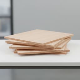 30 PCs Board for Wood Diy Home Decor Basswood Sheets Ideal Gift Rectangle Blank Wooden for Construction/Furniture/Packaging