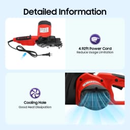 2000W 16Inch 800r/min High Speed Electric Chainsaw All Copper Wire Motor Power Chain Saw For Cutting All Kinds of Wood 220V