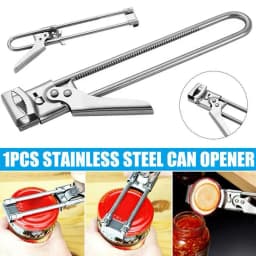 Can Opener Adjustable Steel Non-Slip Manual Jar Bottle Bottle Lid Opener Gadget Home Kitchen Professional Gadgets Tool
