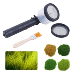 Mini Electrostatic Flocking Machine Handheld Static Grass Applicator for Model Scenery DIY Terrain Sand Table Craft Tool