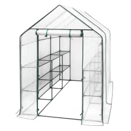 WOLTU Warm Foil Greenhouse Tomato Garden House with Tiers Waterproof Flower Vegetable Cultivation Plant Grow Tent Household Shed
