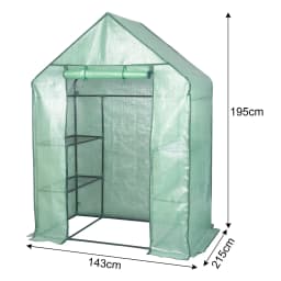 WOLTU Warm Foil Greenhouse Tomato Garden House with Tiers Waterproof Flower Vegetable Cultivation Plant Grow Tent Household Shed