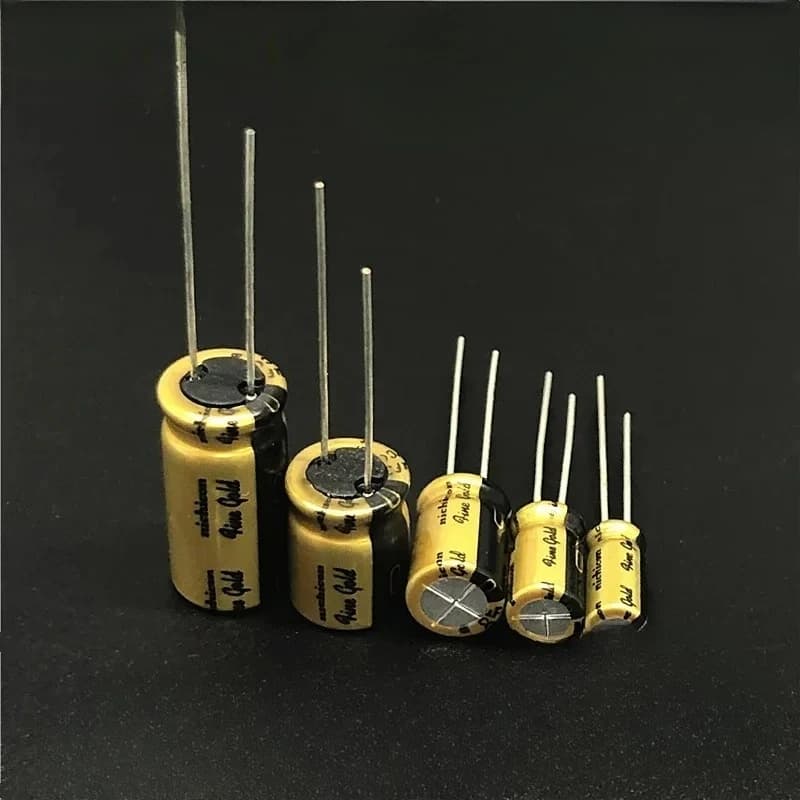 5Pcs/Lot NICHICON FG Series (Fine Gold) 6.3V~100V/0.1uF~470uF Available HIFI Audio Capacitor For Audio Equipment