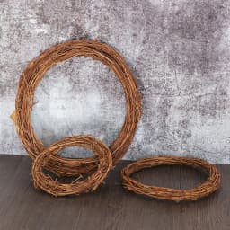 8-30CM Christmas Artificial Wreath Wicker Vine Ring Festival Rattan Garland Xmas Party Decoration Garlands