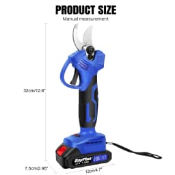 21V Brushless Electric Garden Secateurs Cordless Pruning Shears with 2 x 1.5Ah Rechargeable Batteries