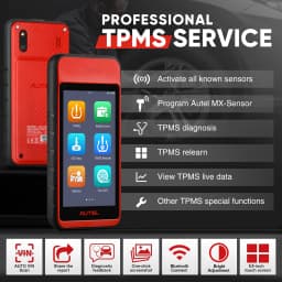 Autel MaxiTPMS ITS600E TPMS Programming Tools, OEM Sensor(315 433Mhz) Relearn, Activation, Reset, Read Clear DTCs, Up of TS408S