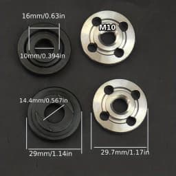 3pcs/Set M10 Angle Grinder Extension Connecting Rod Adapter Rod 65mm
