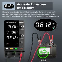 KUAIQU DC Power Supply Variable, Regulated Bench Power Supply for Fast Recharge, Equivalent to adding a BMS to your battery