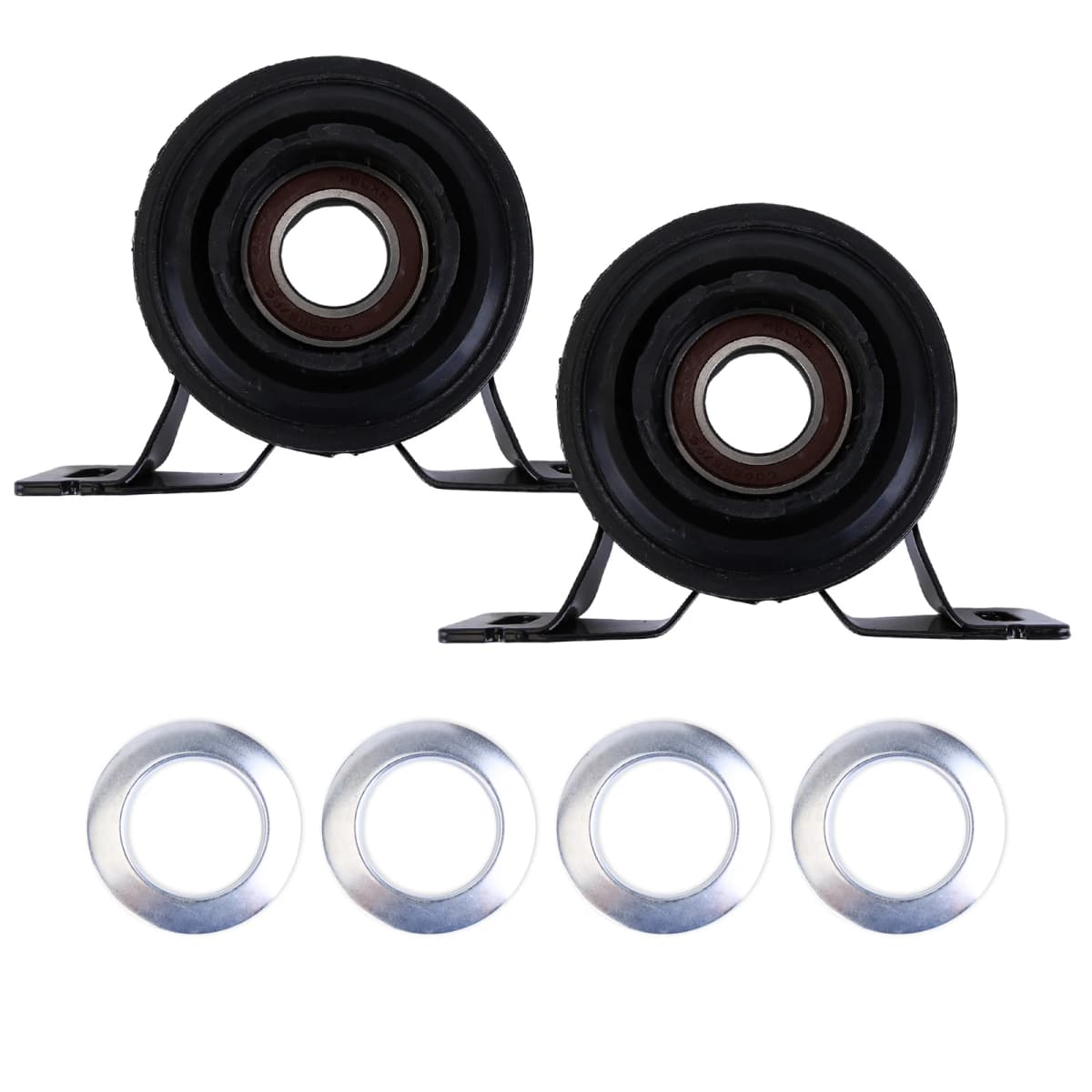 2Pcs for LandRover FreelanderLN Rear Driveshaft Center Support Bearing Mounts Replaces ADJ138001 TOQ000040