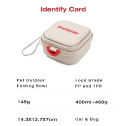 Outdoor Collapsible Double-layer Pet Bowl New Arrival Portable Dog Cat Feeding Water Bowl Travel Foldable Food Water Container