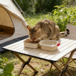 Outdoor Collapsible Double-layer Pet Bowl New Arrival Portable Dog Cat Feeding Water Bowl Travel Foldable Food Water Container