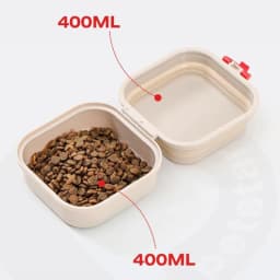 Outdoor Collapsible Double-layer Pet Bowl New Arrival Portable Dog Cat Feeding Water Bowl Travel Foldable Food Water Container