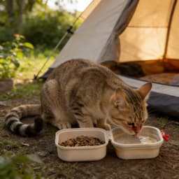 Outdoor Collapsible Double-layer Pet Bowl New Arrival Portable Dog Cat Feeding Water Bowl Travel Foldable Food Water Container