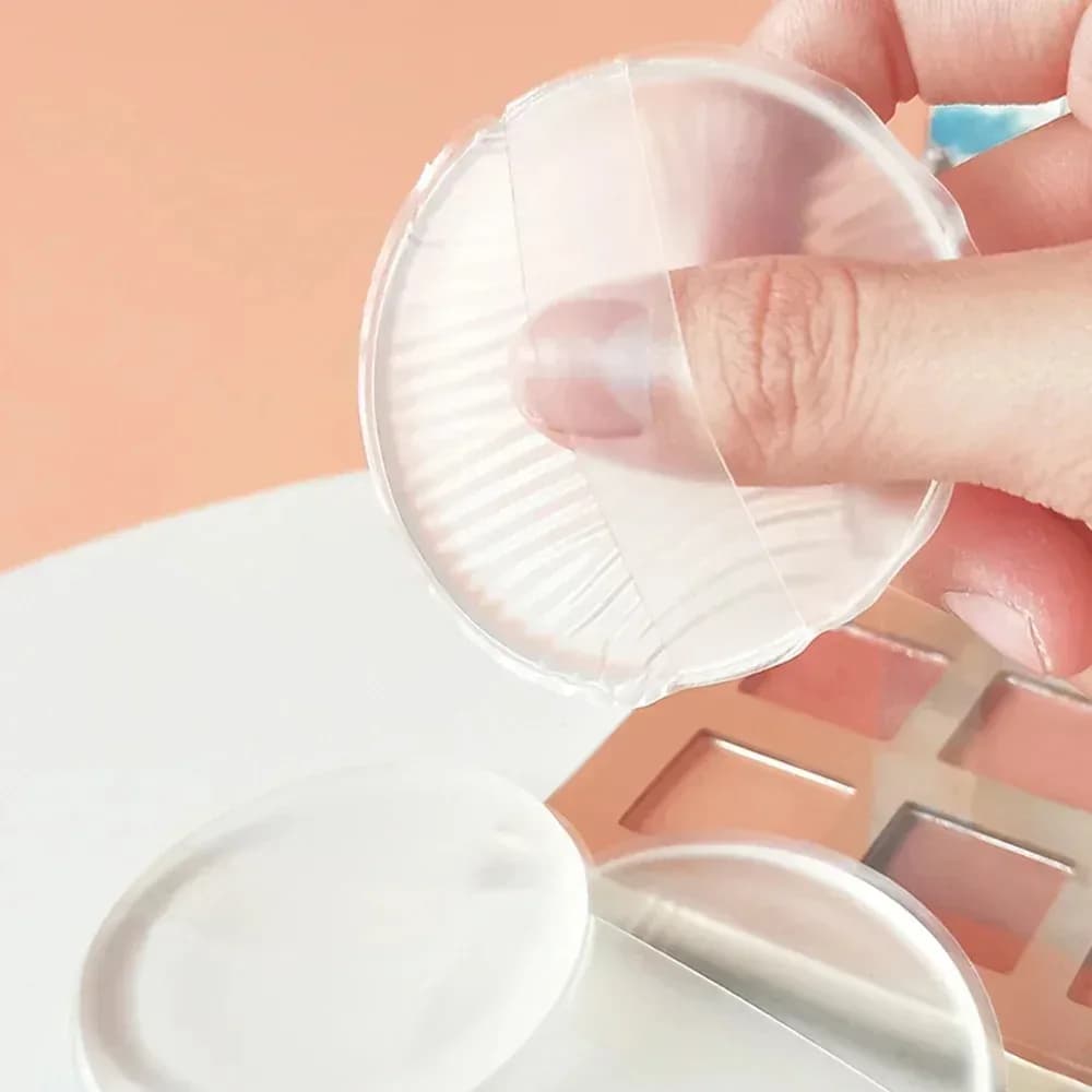 Soft Silicone Gel Powder Puff Sponge For Cosmetic Face Foundation BB Cream No Powder Eating Powder Cosmetic Puff Makeup Tools