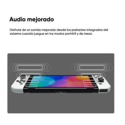 Nintendo Switch OLED Game Console with white or neon (64GB) 7 inch OLED screen enhanced Audio LAN port with cable