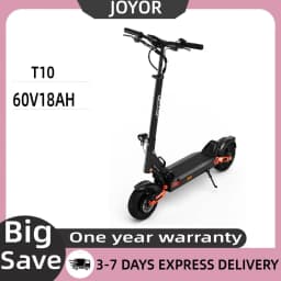 JOYOR T10 Adult Electric Scooter Dual Motor 60V18AH Battery Off-Road 10-Inch Tire Foldable E-Scooter for Off-Pavement