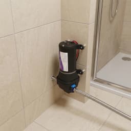 132W DC 12V Water Transfer Pump with Filter Connectors - Automatic Start-Stop Booster Pump for Home Pressure Switch Included