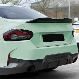 Glossy Black Rear Wing Spoiler Diffuser Exterior Tuning Kit Car Modification Accessory For BMW 2 Series G42 M2 G87 2022+