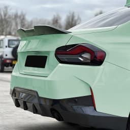 Glossy Black Rear Wing Spoiler Diffuser Exterior Tuning Kit Car Modification Accessory For BMW 2 Series G42 M2 G87 2022+