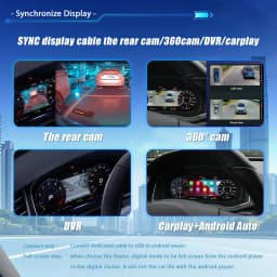 Digital Cluster Dashboard For SKODA Octavia 2014-2018 years Instrument Panel Virtuele Cockpit Speedometer
