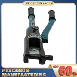  Hydraulic Crimper w/ 11 Pairs of Dies, YQK-300 Hand Operated Hydraulic Crimping Tool Manual Hydraulic Tube Crimper Set