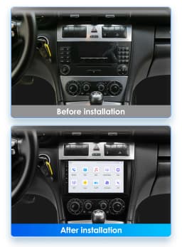 9" 2Din Android 13 Car Radio For Mercedes Benz CLC W203 C-Class C180 C200 CLK200 CLK W209 Navi GPS 4G CarPlay autoradio 8G 128G