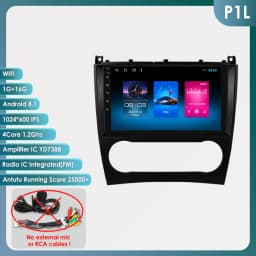 9" 2Din Android 13 Car Radio For Mercedes Benz CLC W203 C-Class C180 C200 CLK200 CLK W209 Navi GPS 4G CarPlay autoradio 8G 128G