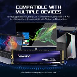 Fanxiang M.2 SSD 7300MB/s 1TB/2TB/4TB M.2 NVMe SSD Drive PCIe4.0 Internal Solid State Drive For PS5 EU US Local Delivery S880