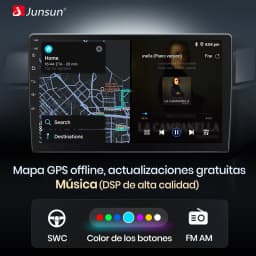Junsun Android 13 Radio Autoradio For BMW 1-Series E87 E81 2004-2011 Car Intelligent Systems for Apple Carplay GPS RDS Spain
