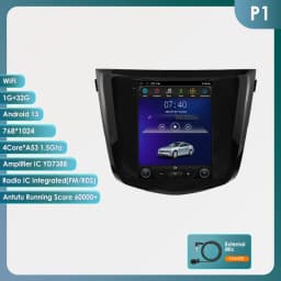 9.7inch 2DIN Android 13 Car Radio for Nissan Qashqai J11/X-Trail 3 T32 2013-2017 Multimedia Stereo Wireless Carplay 360Camera