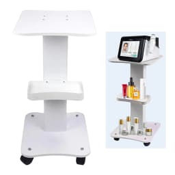 SPA Beauty Storage Beauty Salon Stand Rolling Trolley Cart Equipment Machine Holder Organizer 3 Tier Salon Table Wheel Holder
