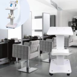 SPA Beauty Storage Beauty Salon Stand Rolling Trolley Cart Equipment Machine Holder Organizer 3 Tier Salon Table Wheel Holder