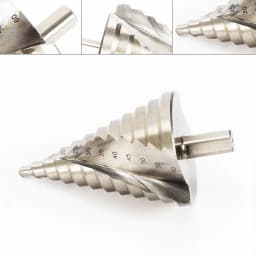 HSS Professional Stage Drill-Peeling Drill Set, Tapered Drill Slot Stepping Drill 6-60mm for Stainless Steel Metal Wood Plastic