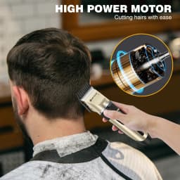BRIEFNESS Hair Trimmer Pet Trimmer Silent All-In-One Body Hair Trimmer Cordless Precision Trimmer Runs for 90 Minutes