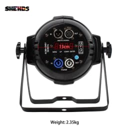 SHEHDS Big Aluminum Alloy LED Par 18x12W RGBW/18x18W RGBWA+UV Light Ball DJ Projector Stage Christmas Decoration