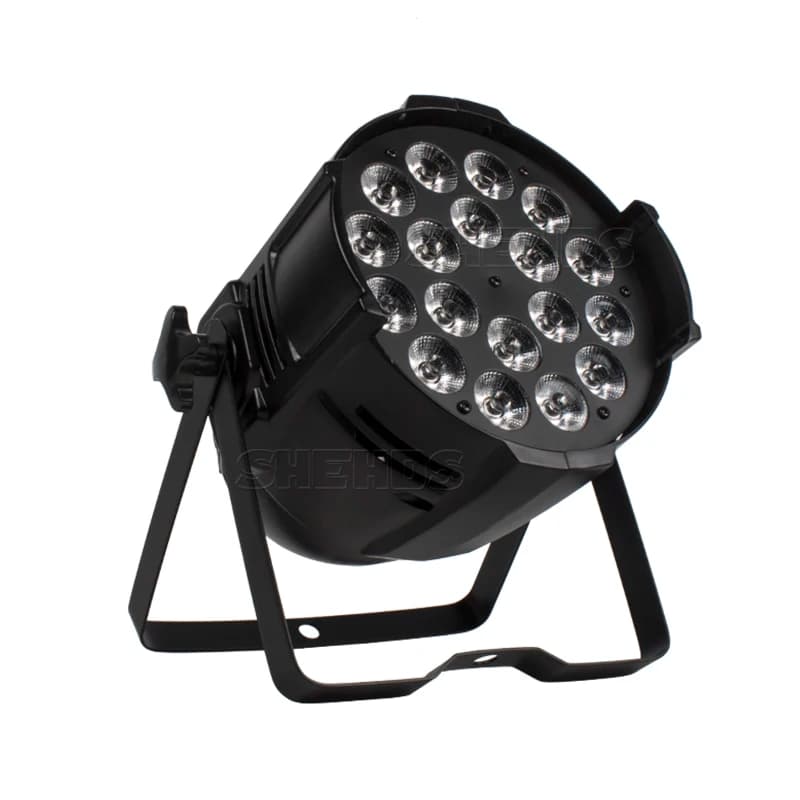 SHEHDS Big Aluminum Alloy LED Par 18x12W RGBW/18x18W RGBWA+UV Light Ball DJ Projector Stage Christmas Decoration