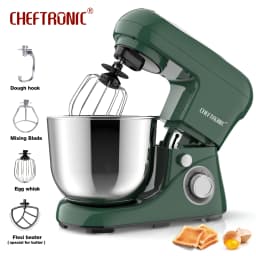 1pc Stand Mixer, 5L Tilt-Head Electric Household - 1300W 6+P electric blender, Food Beater And Butter Beater, EC Plug